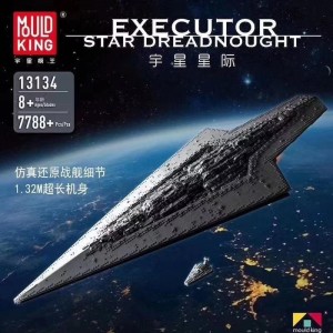 Mould King 13134 Executor Class Super Star Dreadnought Destroyer Building Set - MOC-15881 | 7,588 PCS