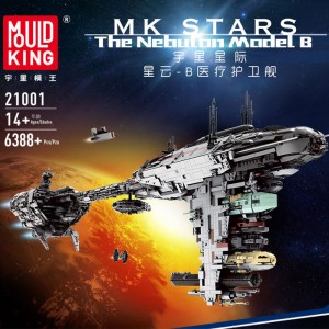 Mould King 21001 Star Wars Mortesv's UCS Nebulon-B Medical Frigate - MOC-5083 Building Set | 6,388 PCS